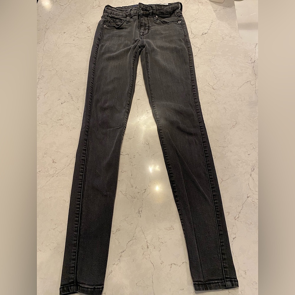 Mia and moss black jeans, size 00/24